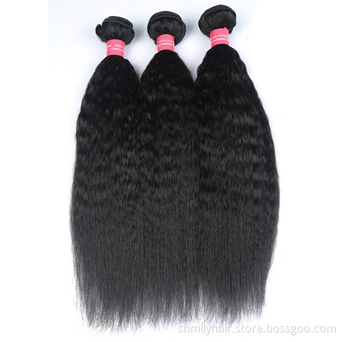 Mink Brazilian Hair Vendor Kinky Straight Hair Weaves Bundles Peruvian And Cheap Brazilian Human Hair Bundles